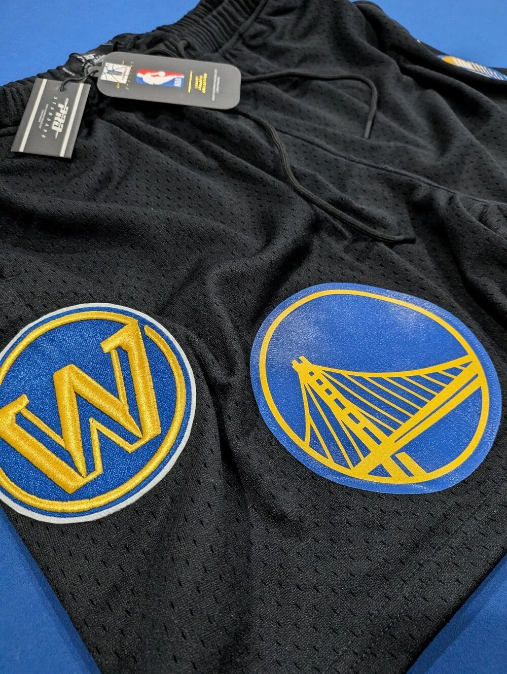 2XL Men's Pro Standard Golden State Warriors Mesh NBA Basketball Shorts The Bay